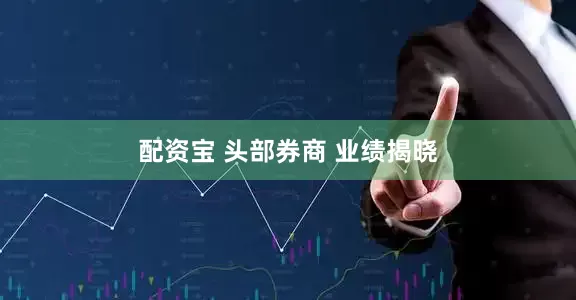 配资宝 头部券商 业绩揭晓
